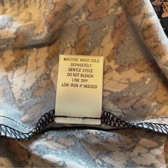 Emma & Michele Graphic/Reptile/Aztec Print-Sleeveless-Size XL-NWT - Picture 10 of 11